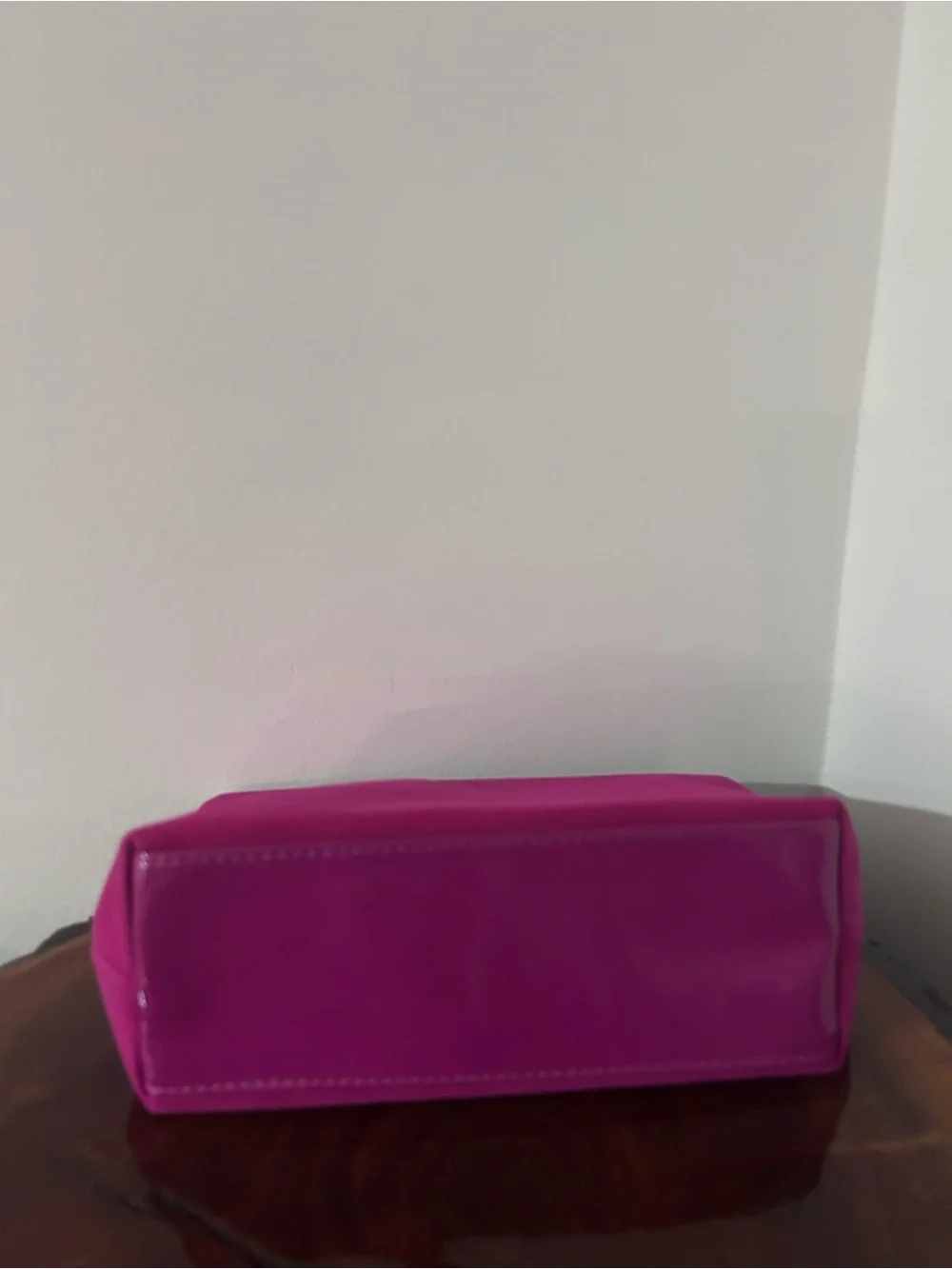 NWOT Fuchsia Cosmetic Pouch - Sleek Travel Makeup Bag